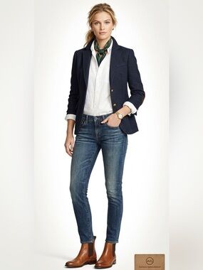 AG Adriano Goldschmidt Blue The Stevie Ankle Slim Straight Ankle Jeans Size 26
